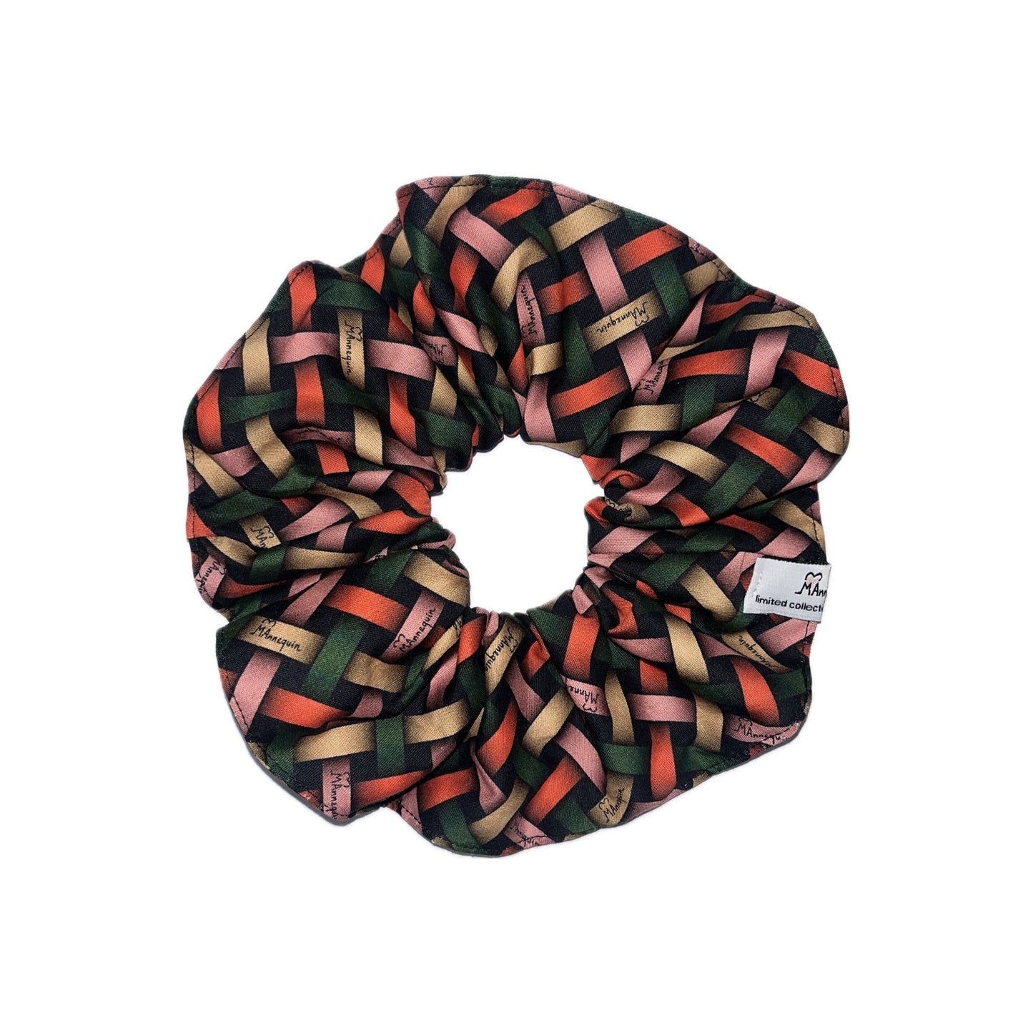 Lucky Weave Cotton Hair Scrunchie