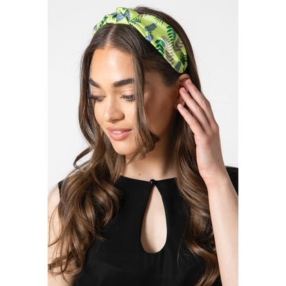Flora Lime Silky Headband