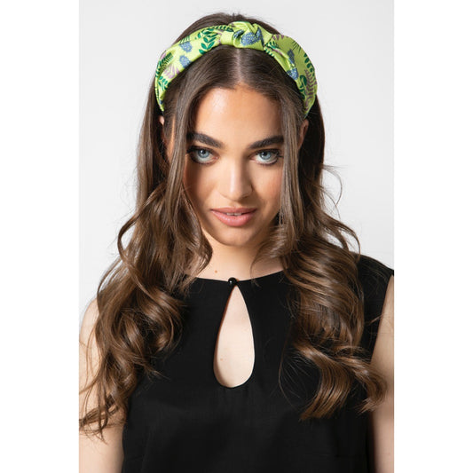 Flora Lime Silky Headband