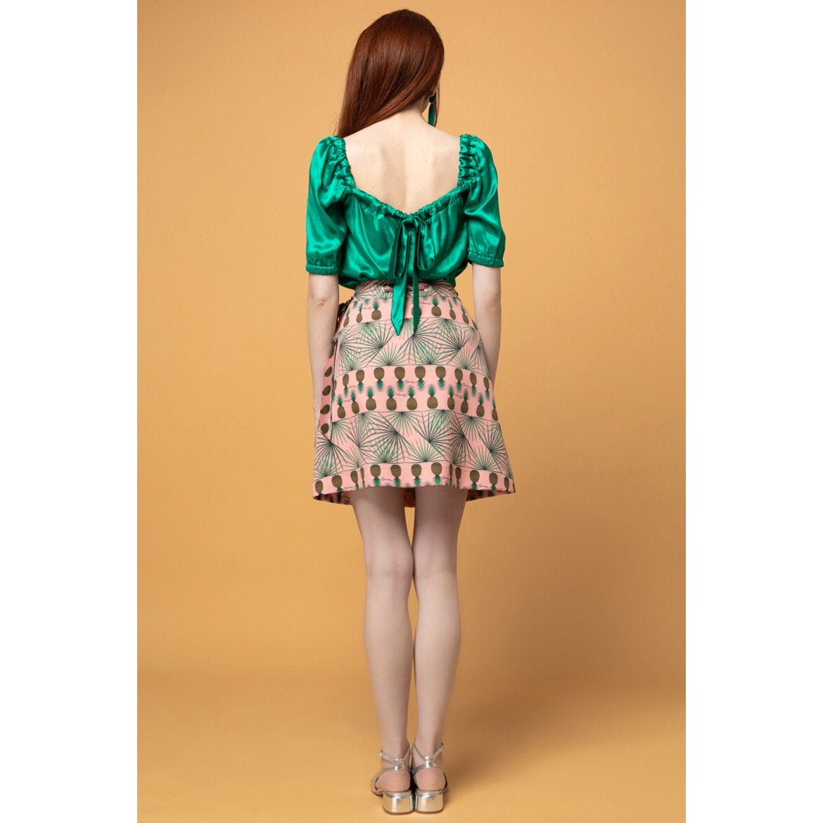 Lavinia Skirt - Mini Printed A-line Skirt