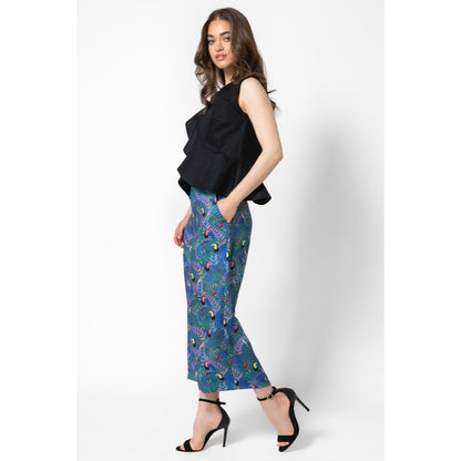 Olive Trousers v.1.1 - Silky Loose Fit  Printed Pyjama Trousers