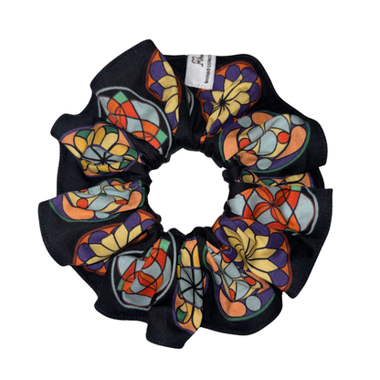 Stained Glass v.1 Cotton Hair Scrunchie