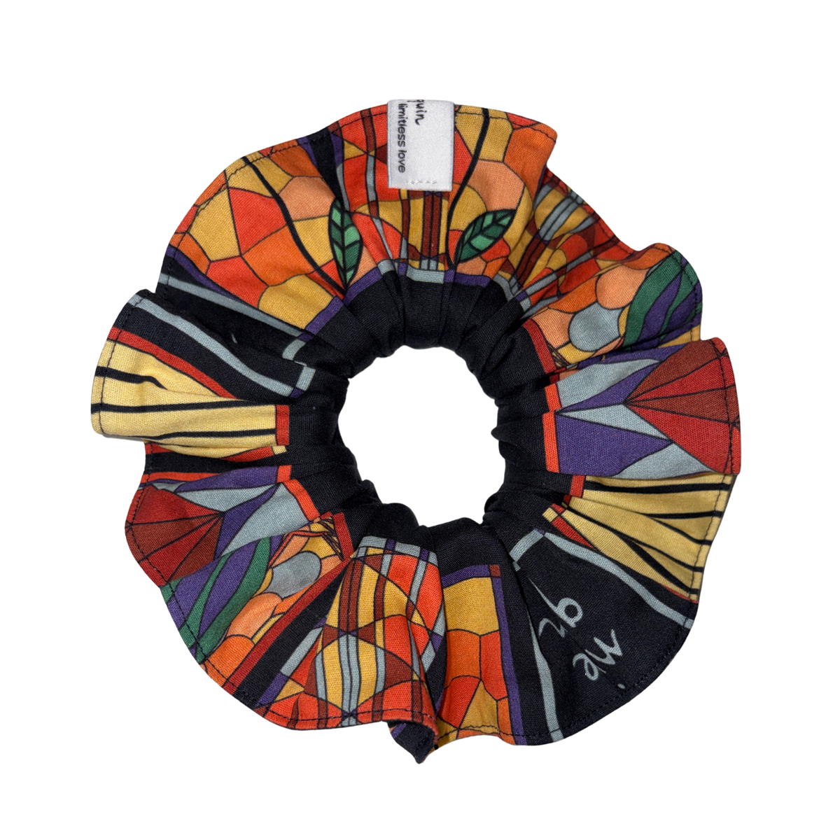 Stained Glass v.1 Cotton Hair Scrunchie