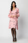 MARILYN DRESS - MIDI WRAP DRESS WITH RUFFLES