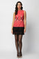 RUBY DRESS -  MINI COTTON DRESS WITH FRINGED HEM