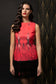 RUBY DRESS -  MINI COTTON DRESS WITH FRINGED HEM