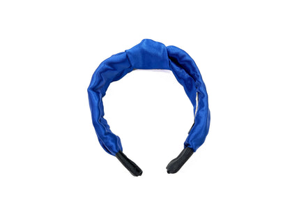 Royal Blue Satin Headband