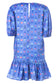 LULU DRESS - MINI SILKY FLORAL DRESS WITH RUFFLED HEM