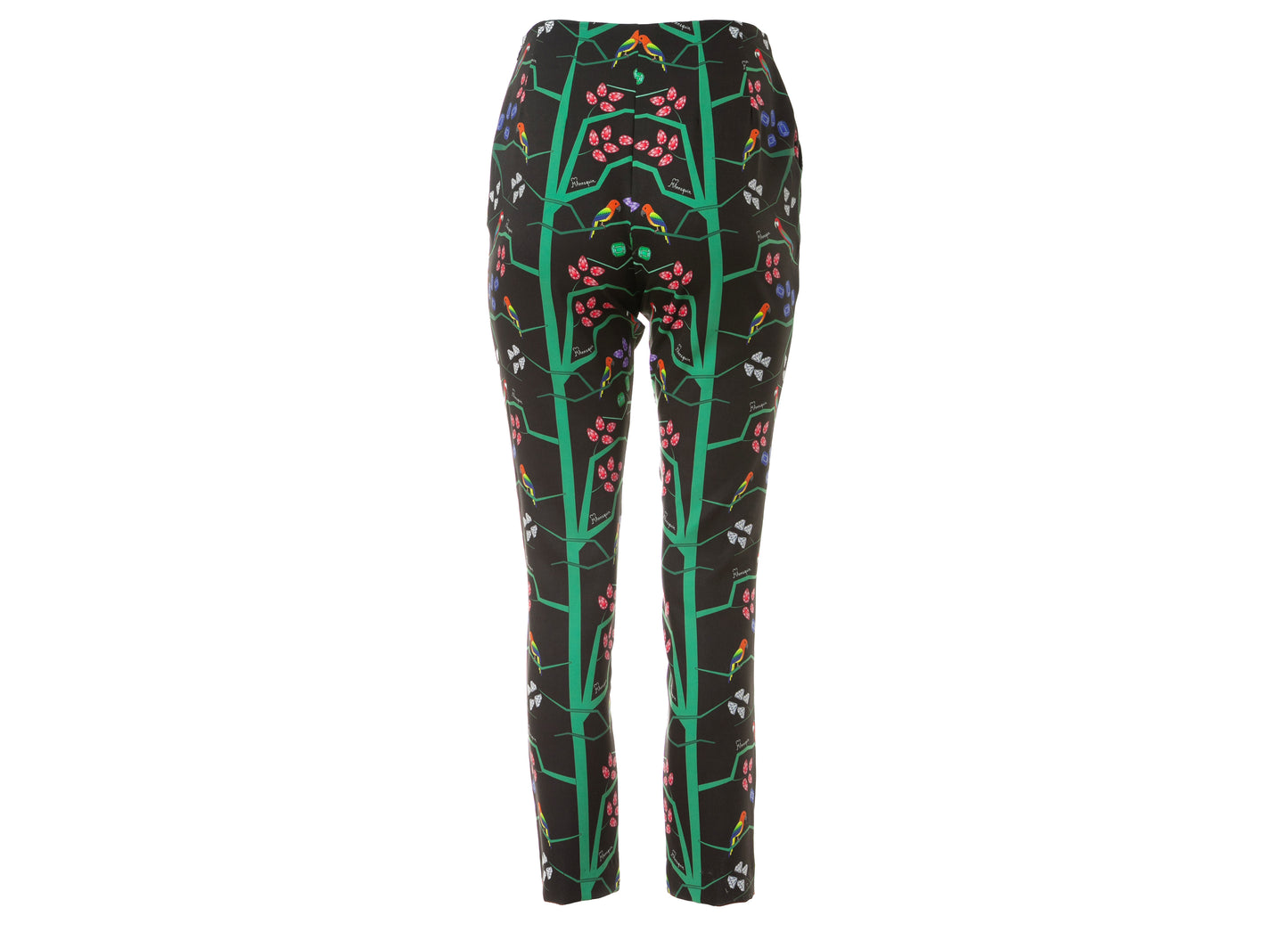 MAXINE TROUSERS-STRAIGHT LEG PRINTED TROUSERS
